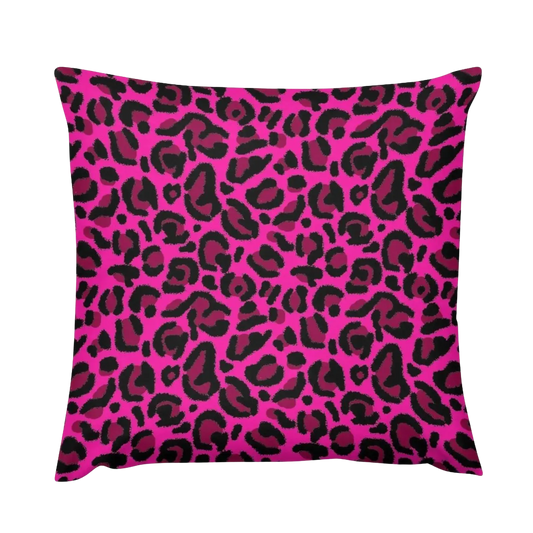 McBling Pink Leopard Pillow