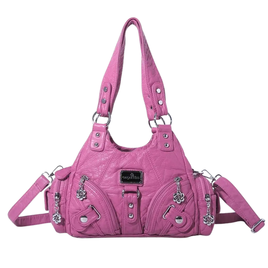 McBling Pink Satchel Handbag